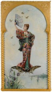 Louise Abbéma (French, 1853-1927) A butterfly fairy