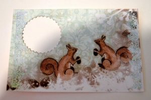 Nuts and Squirrels shaker card tutorial
