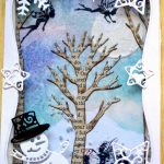 Frosty and the Fairies Giant Shaker Card finished product