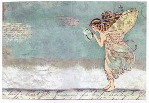 Stamperia Wonderland page with Fairy