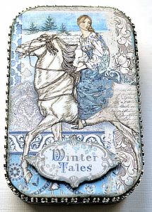 Stamperia Winter's Tale Altered Tin