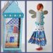 Peg Doll and Inside of House