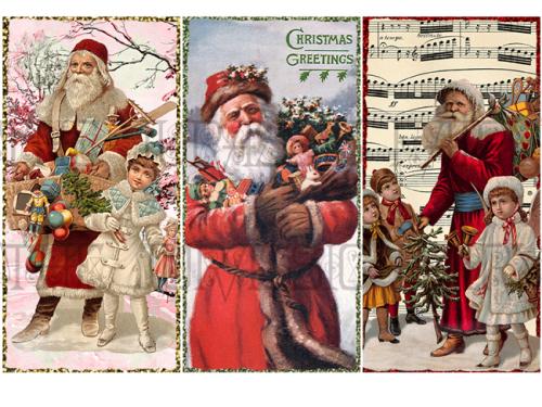 Father Christmas in the Snow